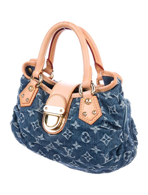 ebay louis vuitton denim handbag|Louis Vuitton denim pleaty.